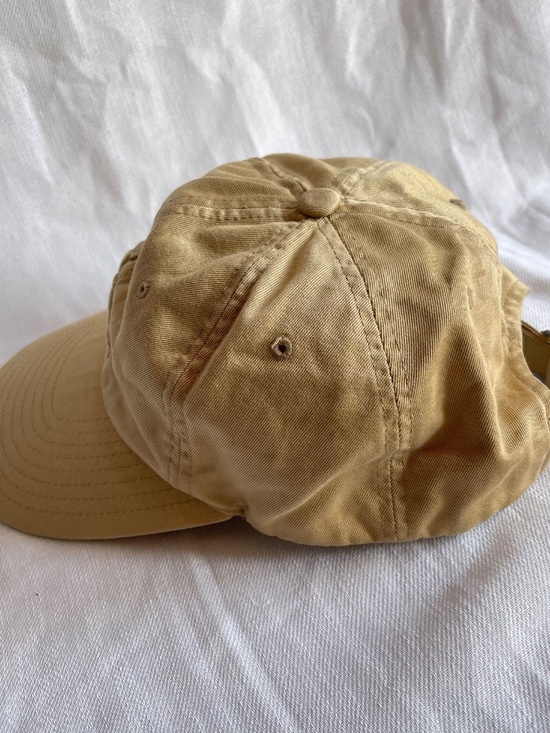 Embroidered Logo Baseball Cap - Tan main image 8